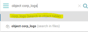 object corp logs